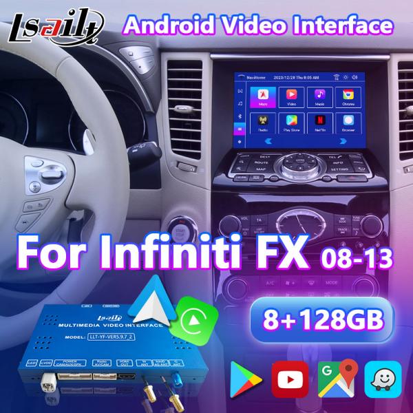 Android Multimedia Video Interface for 2008-2013 Infiniti FX FX35 FX50 FX30d FX50S FX37S FX30dS FX37