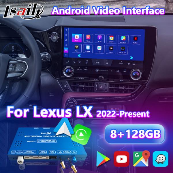 Android Multimedia Video Interface for 2022-Present Lexus LX LX500d LX700h LX600