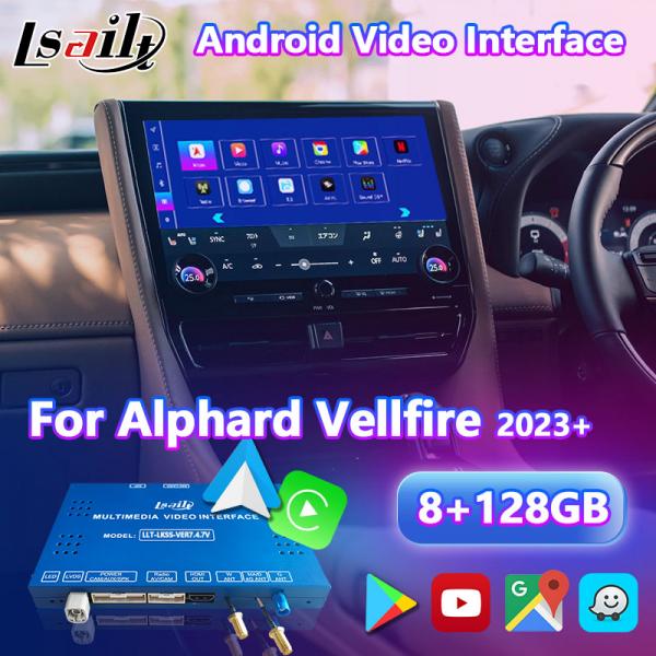 Android Multimedia Video Interface for 2023-Present Toyota Alphard Vellfire AH40