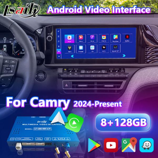 Android Multimedia Video Interface for 2024 - Present Toyota Camry