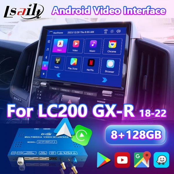 Android Multimedia Video Interface for 2018-2022 Toyota Land Cruiser LC200 GX-R GXR