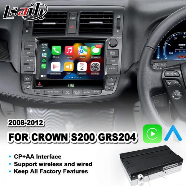 Navihome Wireless Android Auto Carplay Interface for 2008-2012 Toyota Crown S200 GWS204 GRS204 URS204 UZS207 Hybrid Athlete Majesta