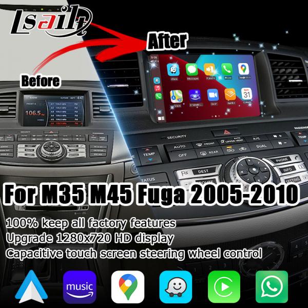 Carplay Android Auto OEM style integrate box for Infiniti M(Y50) M35 M37 M50 Lsailt Navihome