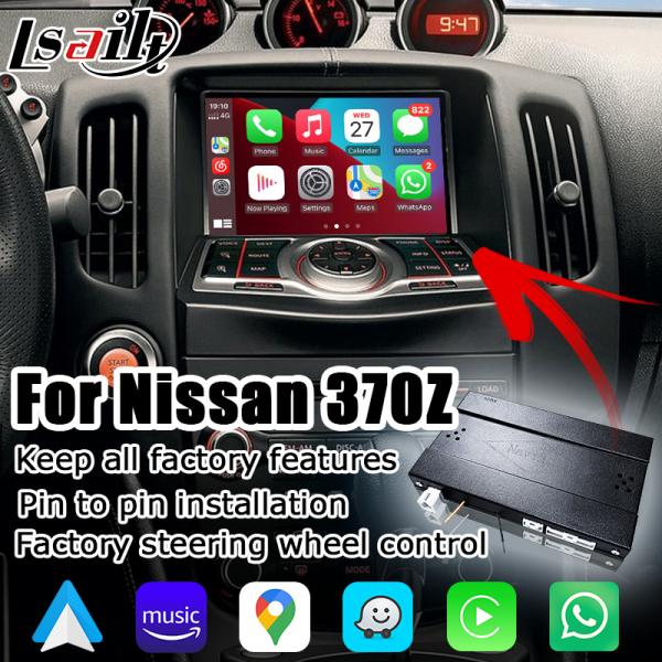 Nissan 370z Carplay Android auto OEM style integrate solution Z34 Lsailt Navihome
