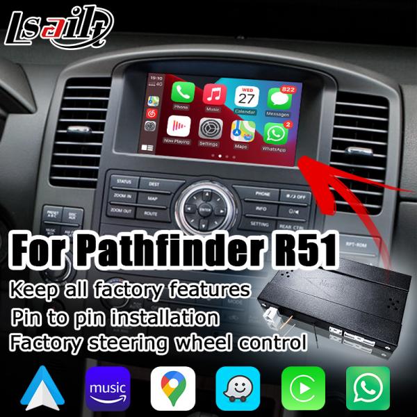 Nissan Pathfinder R51 Navara D40 Carplay Android auto OEM style integrate solution Lsailt Navihome