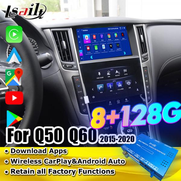 Lsailt 8G Android Infotainment Module for Q50 Q60 Infiniti OEM Integration Wireless CarPlay, Android Auto, YouTube,NetFlix, Google Play